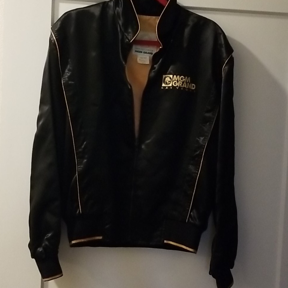 LAS VEGAS MGM GRAND SATIN BOMBER JACKET